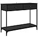 Tavolo consolle con cassetto Rovere Nero 100 x 34,5 x 75 cm - Foto miniatura 1