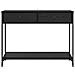 Tavolo consolle con cassetto Rovere Nero 100 x 34,5 x 75 cm - Foto miniatura 6