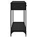 Tavolo consolle con cassetto Rovere Nero 100 x 34,5 x 75 cm - Foto miniatura 7