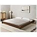 Letto Senza Testata Legno Antras 180 X 200 Cm Marrone Scuro - Foto miniatura 1