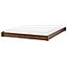 Letto Senza Testata Legno Antras 180 X 200 Cm Marrone Scuro - Foto miniatura 2