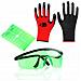 Set Di Accessori Per Livella Laser - Targa Verde, Occhiali Protettivi, Guanti L | Precisione, Sicurezza, Comfort - Foto miniatura 1