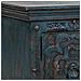 Mobile Da Ingresso Artigianale In Legno, Blu, 50x40x59h Cm - Foto miniatura 8