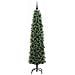 Albero di Natale artificiale con 300 LED Verde 210 cm - Foto miniatura 3