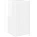 Set di Mobiletto da TV a Parete 4 pcs Bianco Lucido - Foto miniatura 5