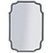 Specchio Da Parete Istanbul Sagomato Con Cornice Specchio Grigio 54x84,5 Cm - Foto miniatura 1