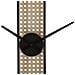 Orologio Da Parete Ribby In Ferro Nero E Avorio Stile Boho - Foto miniatura 2