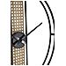Orologio Da Parete Ribby In Ferro Nero E Avorio Stile Boho - Foto miniatura 3