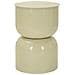 Tavolino Vkh1079-beige-metallo-31x31x46 Cm - Foto miniatura 1