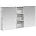Set di Armadi da Bagno con lo scaffale 3 pcs 130 x 14,5 x 70 cm - Foto miniatura 1
