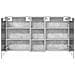 Set di Armadi da Bagno con lo scaffale 3 pcs 130 x 14,5 x 70 cm - Foto miniatura 7