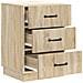 Armadio da Notte con cassetto Rovere Sonoma 43 x 41 x 63,5 cm - Foto miniatura 3