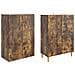 Set di armadi 2 pcs 66 x 34,5 x 90 cm Legno ingegnerizzato - Foto miniatura 3