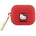 Custodia In Silicone 3d A Forma Di Testa Di Hello Kitty Per Airpods Pro 2 (2022/2023) - Fucsia - Foto miniatura 1
