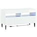 Mobile TV LED a 3 pezzi Bianco Lucido Legno ingegnerizzato - Foto miniatura 6