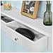 Mensola Con Tre Cassetti, Cassettiera A Muro, Bianco, Frg43-l-w - Foto miniatura 5