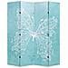 Paravento Pieghevole 160x170 cm Stampa Farfalla Blu - Foto miniatura 1
