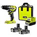 Trapano A Percussione One+ A Percussione Brushless E-torque 18v One+ - Batterie Al Litio+ 2x 2,0 Ah R18pd5-220s - Foto miniatura 2