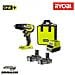Trapano A Percussione One+ A Percussione Brushless E-torque 18v One+ - Batterie Al Litio+ 2x 2,0 Ah R18pd5-220s - Foto miniatura 3