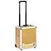 Valigia Trolley Per Cosmetici 35x29x45 Cm Oro In Alluminio - Foto miniatura 1