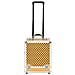 Valigia Trolley Per Cosmetici 35x29x45 Cm Oro In Alluminio - Foto miniatura 3