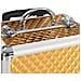Valigia Trolley Per Cosmetici 35x29x45 Cm Oro In Alluminio - Foto miniatura 5