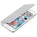 Clear Back, Cover Trasparente Con Sportello Protettivo - Apple Iphone 6 Plus / 6s Plus - Argento - Foto miniatura 3