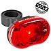 Star, Fanale Posteriore A Batteria. Unisex-adulti, Nero / rosso - Foto miniatura 1