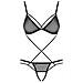 Pelle Orsacchiotti Donna Biancheria Erotica E Lattice Per Le Donne Unisex Adulto Del Sesso E Della Sensualità Modellante Non Applicabile Corpo, Multicolore, S / M - Foto miniatura 1