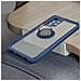 Cover Samsung Galaxy A52 Anello In Metallo Funzione Supporto Blu - Foto miniatura 4