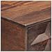 Tavolo Consolle 122x36x75 Cm In Legno Massello Di Mango - Foto miniatura 2