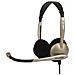Headphones Cs100 Archetto / sull'orecchio, 3,5 Mm (1/8 Di Pollice), Microfono, Nero / oro, - Foto miniatura 4