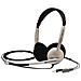 Headphones Cs100 Archetto / sull'orecchio, 3,5 Mm (1/8 Di Pollice), Microfono, Nero / oro, - Foto miniatura 1