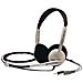 Headphones Cs100 Archetto / sull'orecchio, 3,5 Mm (1/8 Di Pollice), Microfono, Nero / oro, - Foto miniatura 5