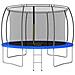 Set Trampolino Rotondo 366x80 cm 150 kg - Foto miniatura 3