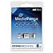 8GB USB Mobile 2 in 1 OTG, USB 2.0, Type-A, Cuffia, Argento, Blister - Foto miniatura 1