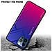 Custodia Compatibile Con Apple Iphone 13 Mini In Viola - Rosso - Coperchio Protettivo Bicolore In Vetro Temperato E Silicone Tpu - Foto miniatura 4