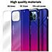 Custodia Compatibile Con Apple Iphone 13 Mini In Viola - Rosso - Coperchio Protettivo Bicolore In Vetro Temperato E Silicone Tpu - Foto miniatura 7