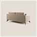 Prestige Divano Moderno In Microfibra T11 Beige - Foto miniatura 4