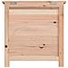 Scatola Per Cuscini Da Esterno 50x50x56cm Legno Massello Abete - Foto miniatura 3