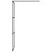 Parete Doccia Walk In 80x195 Cm Vetro Semi Smerigliato Esg - Foto miniatura 1