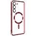 Cover Magsafe Per Samsung S23 Con Protezione Fotocamera Trasparente / Rosa - Foto miniatura 2