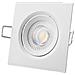 Downlight LED da Incasso Quadro Bianco 5W 380 Lumen - Foto miniatura 1