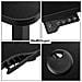 Scrivania Elettrica Regolabile Altezza 140x60x72-117cm Nero Console Di Comando - Foto miniatura 4