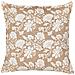 Set Di 2 Cuscini Notelea Cotone 45 X 45 Cm Beige Trama Floreale - Foto miniatura 4