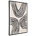 Stampa Su Tela Con Cornice Lipari - Nero - Cotone - 4x60x90 Cm - Foto miniatura 3
