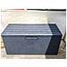 Baule Multiuso Lucchettabile Capienza 340 Lt Con Rotelle Rattan Antracite - Foto miniatura 8