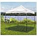 Gazebo Pieghevole Da Esterno 3x3 Mt Con Struttura In Alluminio E Telo In Poliestere Compact - Foto miniatura 2