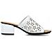 White Casual Open Mules Ciabatte Pelle Scarpe Donna Bianco Eu 38, 64681-80 - Foto miniatura 3