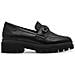 Black Nappa Elegant Closed Loafers Mocassino Sintetico E Tessile Scarpe Donna Nero Eu 38, 5-24710-43 022 - Foto miniatura 2